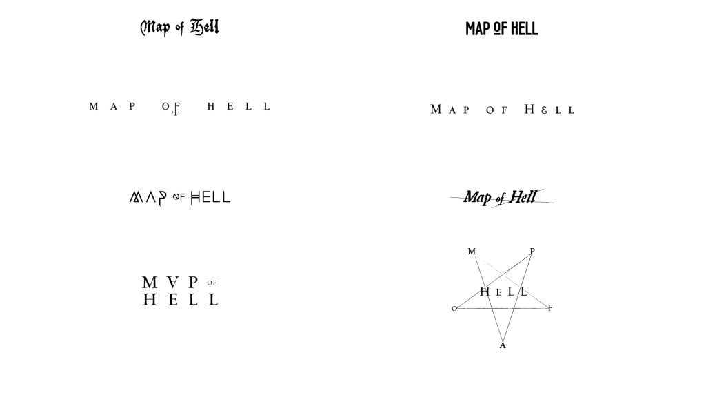 National Geographic Map of Hell logos