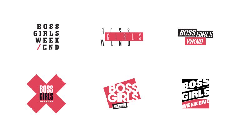 Freeform Boss Girls Weekend logos