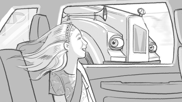 Sprout Terrific Trucks storyboard image