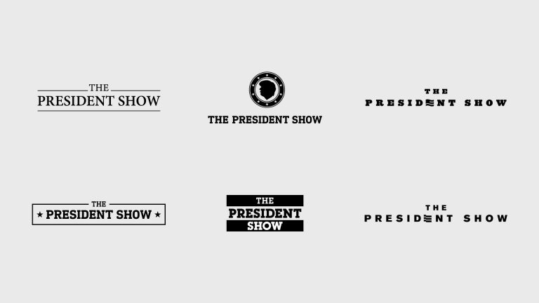 The President Show logos